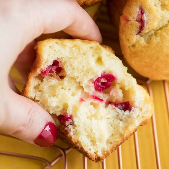 Banana Cranberry Muffins