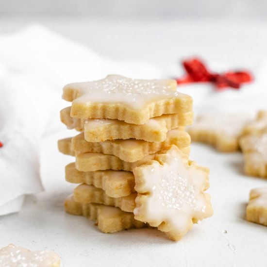 Cut-Out Orange Sugar Cookies