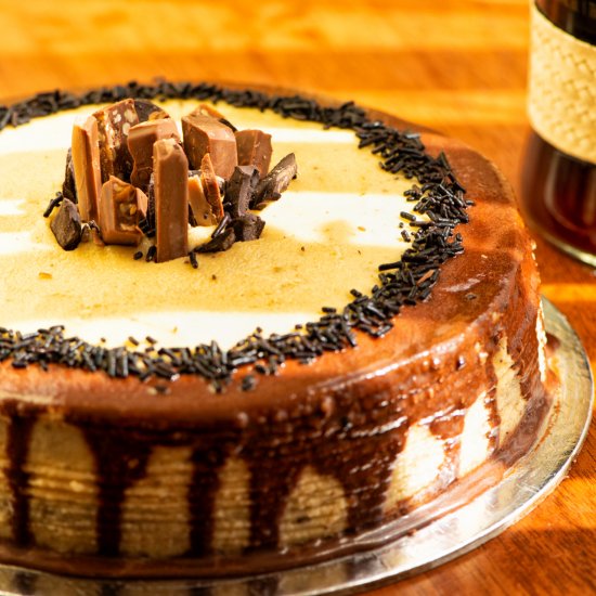 Mocha Rum cake with Buttercream