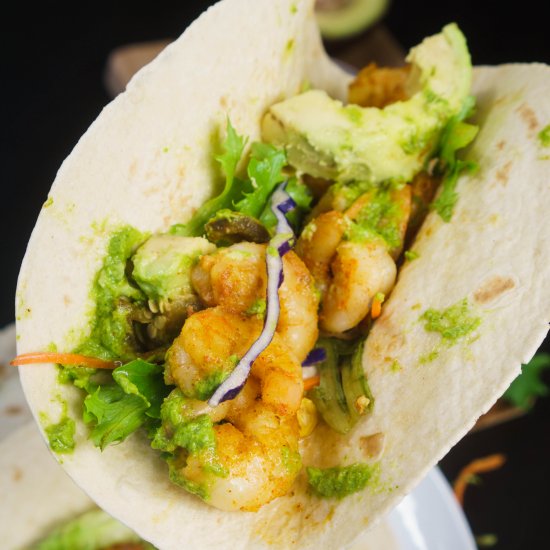 Spicy Shrimp Tacos