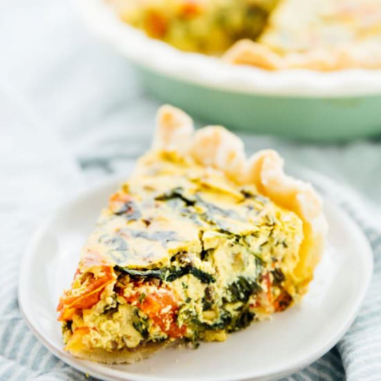 Easy Vegan Quiche