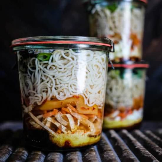 Gluten-Free Instant Noodle + Kimchi