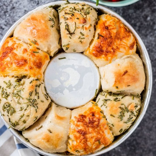 Cheese & Herbs Savory  Monkey Bread