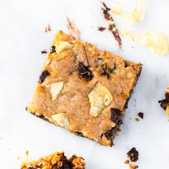 Potato Chip Chocolate Chunk Bars