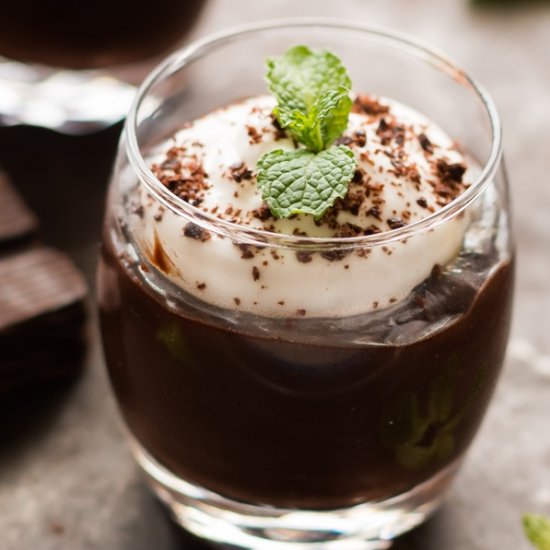 Boozy Coffee and Chocolate Pudding