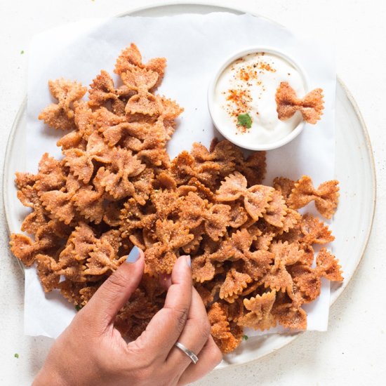 Crispy Pasta Chips