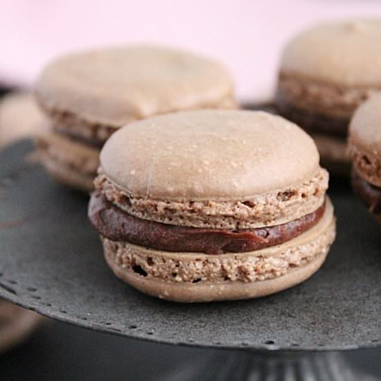 Chocolate Macarons