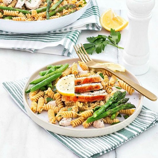 Lemon Chicken with Asparagus