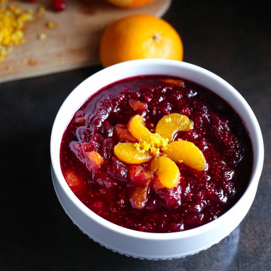 Cranberry Orange Sauce