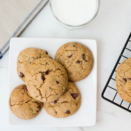 Mint Chocolate Chip Cookies