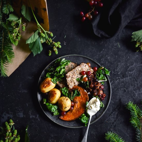 FODMAP friendly nut roast