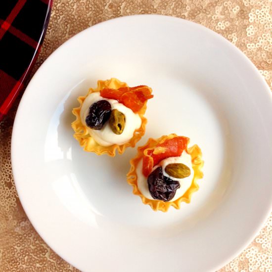 Honey Goat Cheese Tartlettes