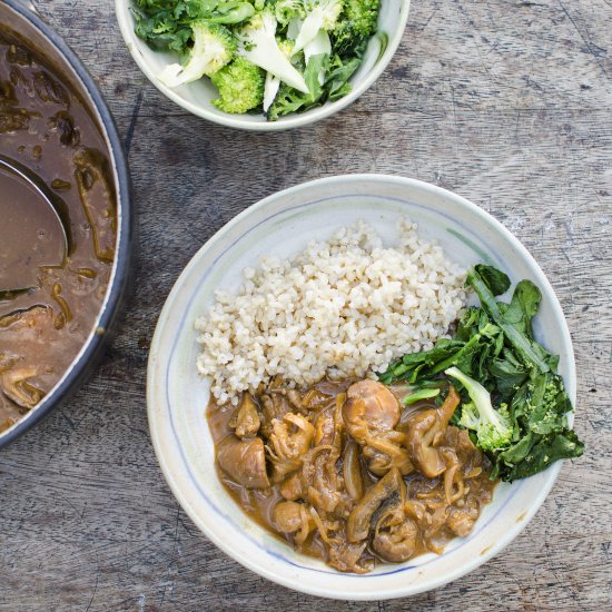 Mushroom Stew with Oyster