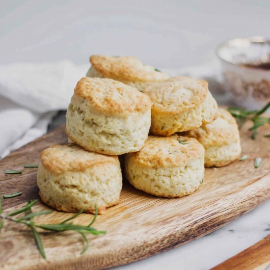 British Cheddar and Rosemary Scones