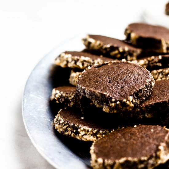 Slice and Bake Chocolate Shortbread