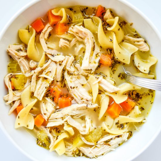 Instant Pot Chicken Noodle Soup