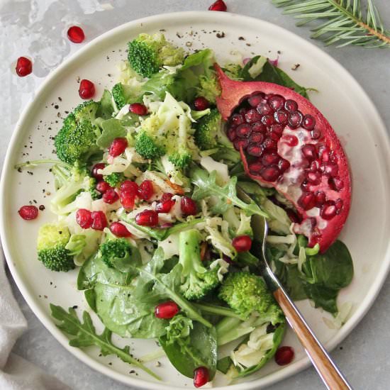 Warm Broccoli Salad