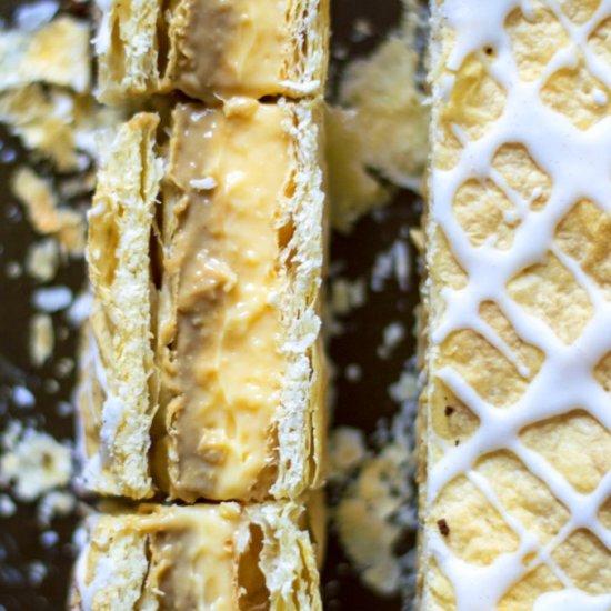 Vanilla Custard Coffee Slice