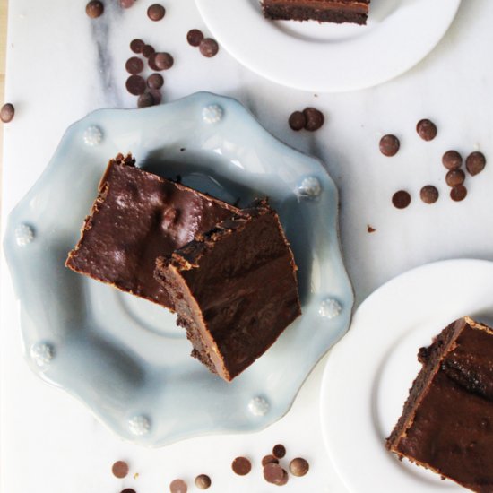 Frosted Paleo Brownies