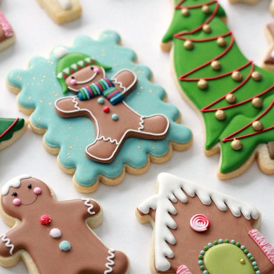 Decorated Christmas Cookies