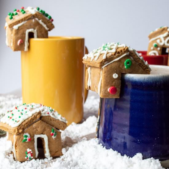 Gingerbread House Mug Toppers