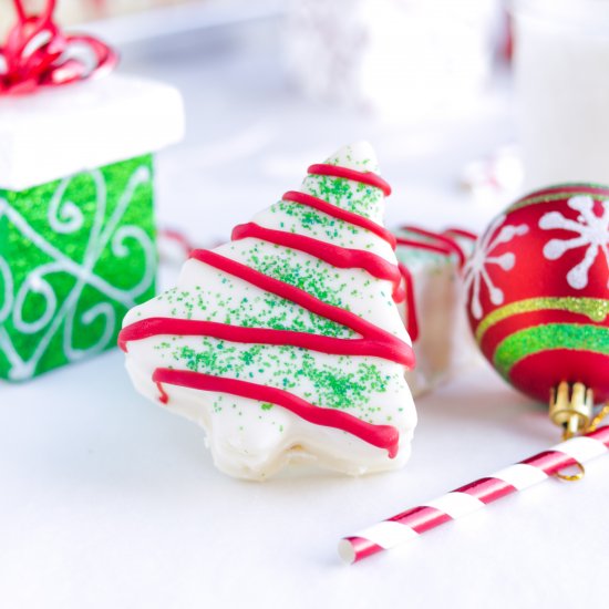 Christmas Tree Snack Cakes