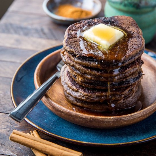 Paleo Gingerbread Pancakes