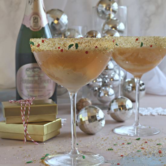 Elderflower Vanilla Champagne Float