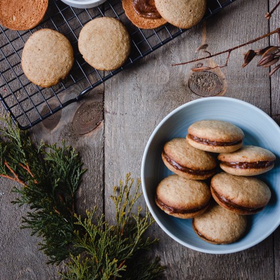 Gingersnap Sandwich Cookies