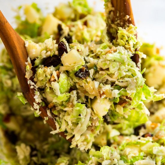 Salad with Shredded Brussel Sprouts