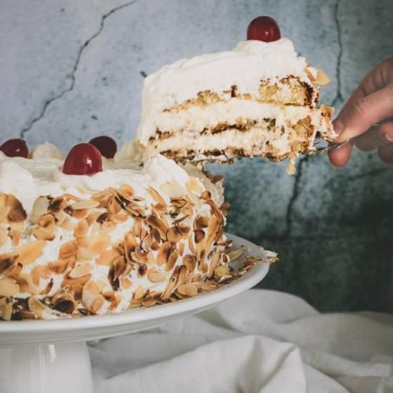 Greek Vanilla Almond Torte