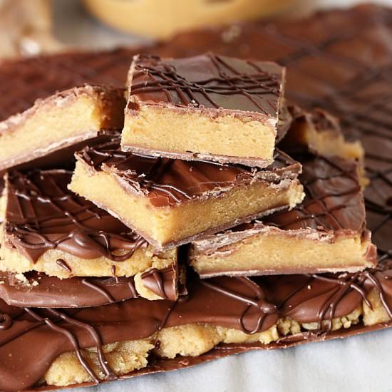 Peanut Butter Cookie Dough Bark