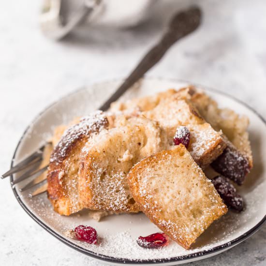 Baked Gingerbread French Toast