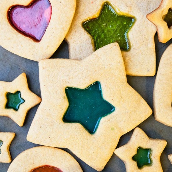 Easy Stained Glass Cookies