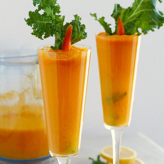 Carrot and Orange Mimosas