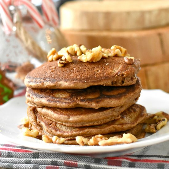 Paleo Gingerbread Pancakes