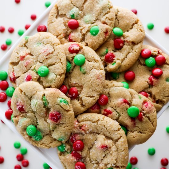 The BEST M&M Cookies!