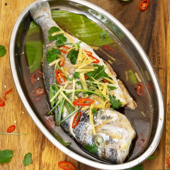 Ginger Steamed Fish