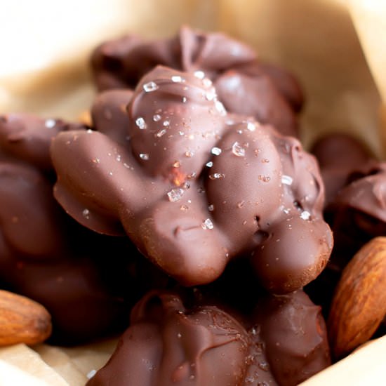 Chocolate Sea Salt Almond Clusters