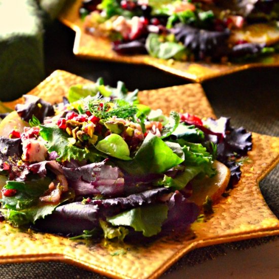 Mixed Greens with Pomegranate