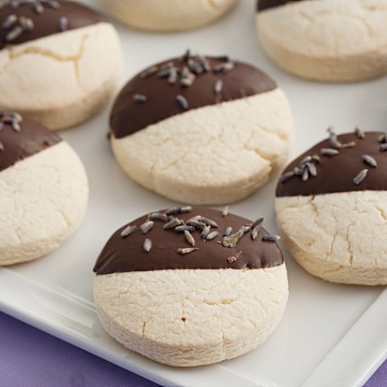 GF Chocolate Lavender Shortbread