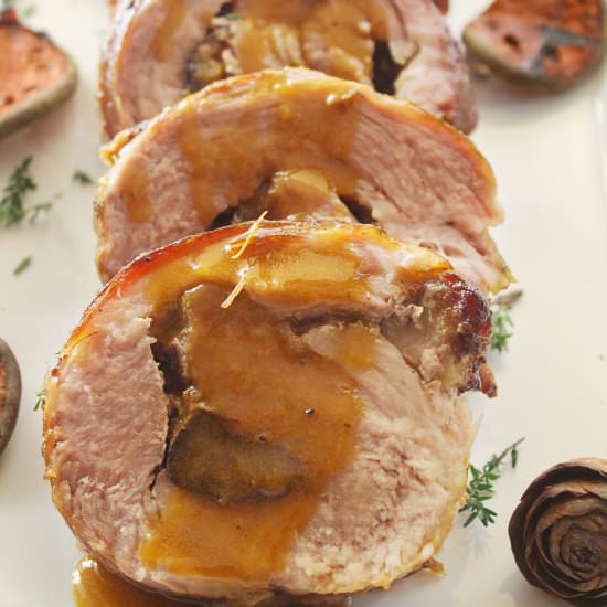 Mediterranean Stuffed Pork Loin