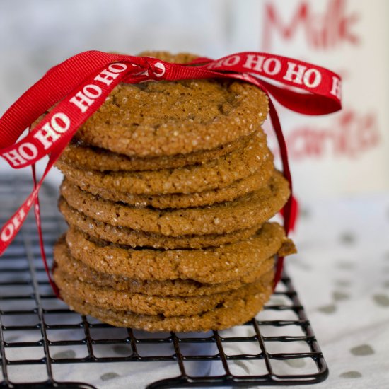 Ginger Molasses Cookies