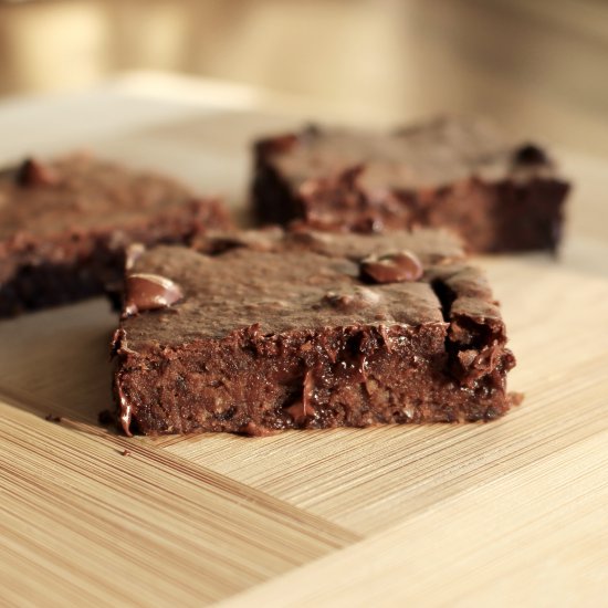 Peppermint Black Bean Brownies