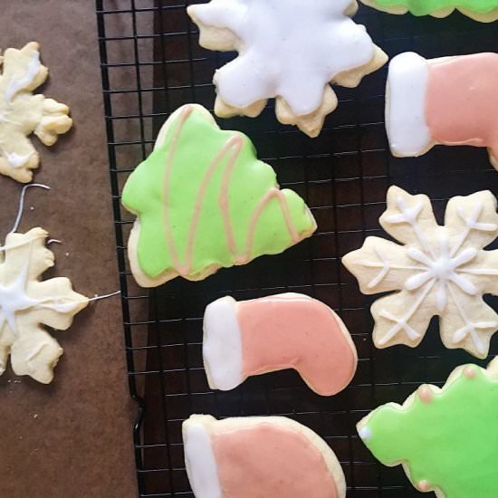 Sugar Cookies with Icing