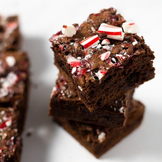 Easy Peppermint Brownies