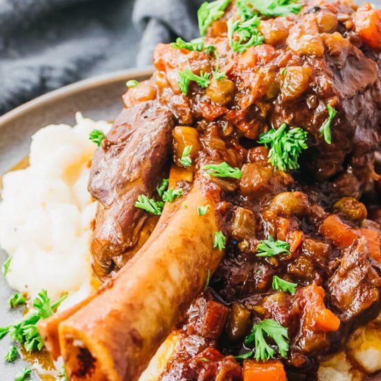 Braised Lamb Shanks