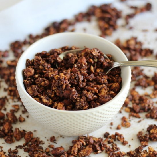 Nutty Chocolate Granola