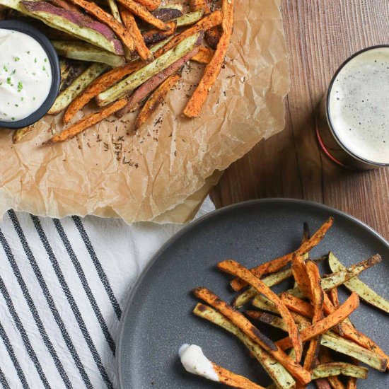 Sweet Potato Fries with Za’atar