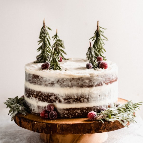 Gingerbread Cake w Cream Cheese